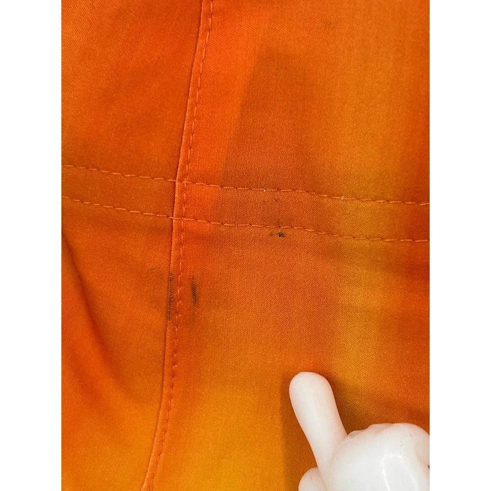 ONeill Hyperfreak Mens Board Shorts Size 31 Orange Striped Performance Swim - CJ